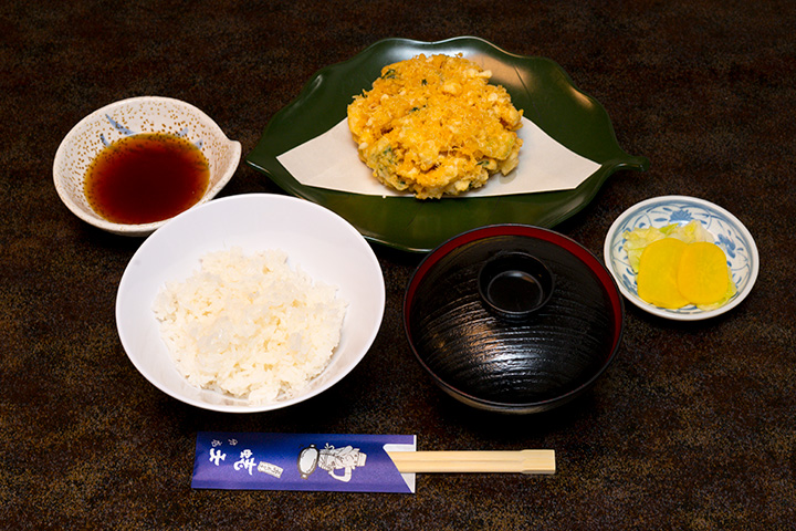 Kakiage Tempura Set Plate